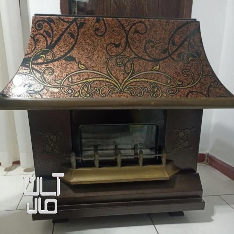 بخاری گازی مدل شومینه
