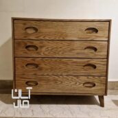 دراور چوبی ۴ کشو