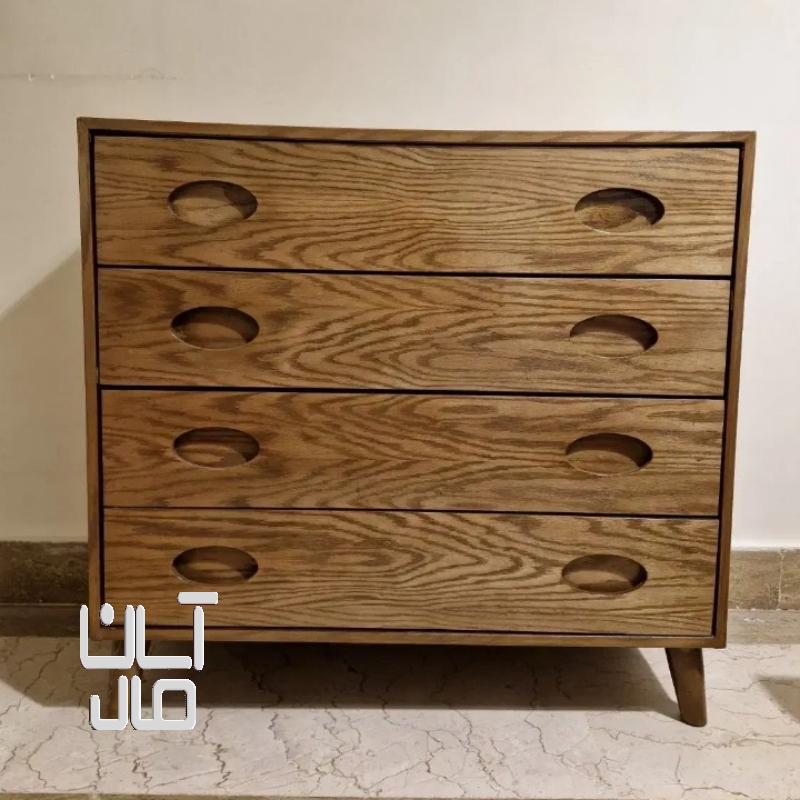 دراور چوبی ۴ کشو