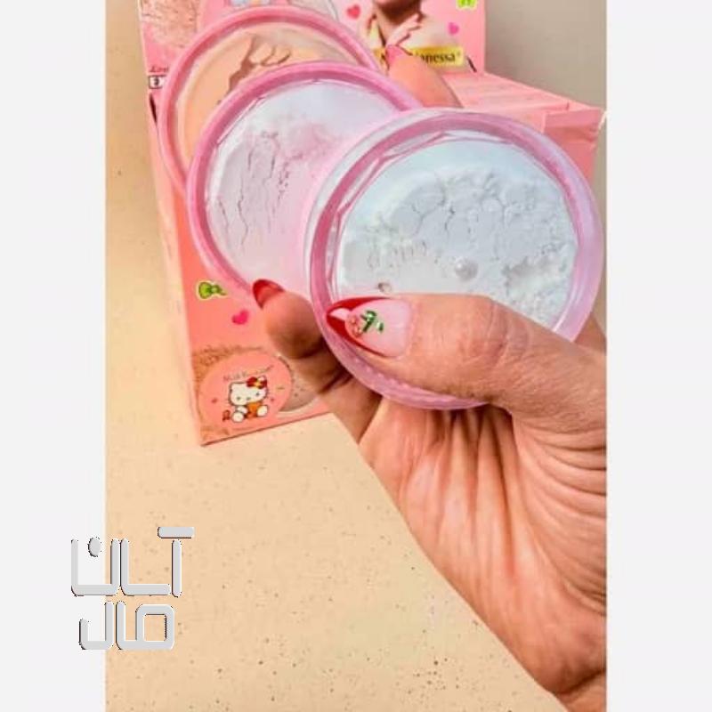 پودرفیکس کننده آرایش درسه رنگ برند(miss vanessa)