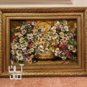 تابلو فرش دستبافت ابریشم