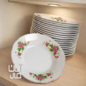 بشقاب گل سرخی