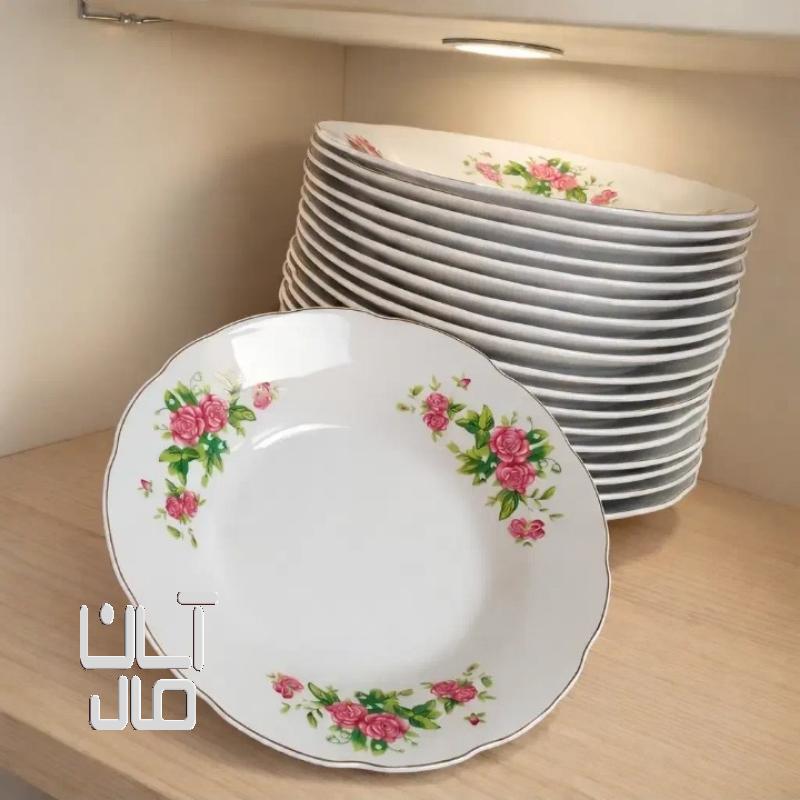 بشقاب گل سرخی