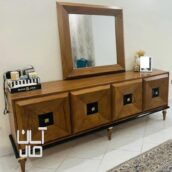 آینه کنسول چوبی