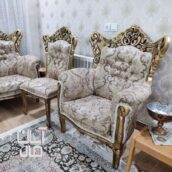 مبل سلطنتی تمام چوب راش