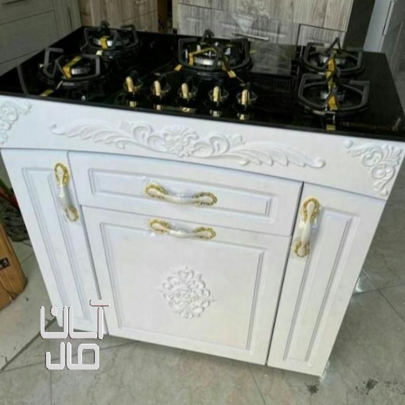اجاق گاز شیشه ای وکابینتی
