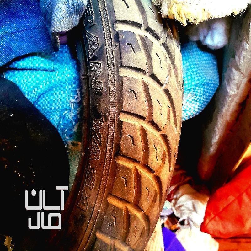 لاستیک موتور اپاچی عقب