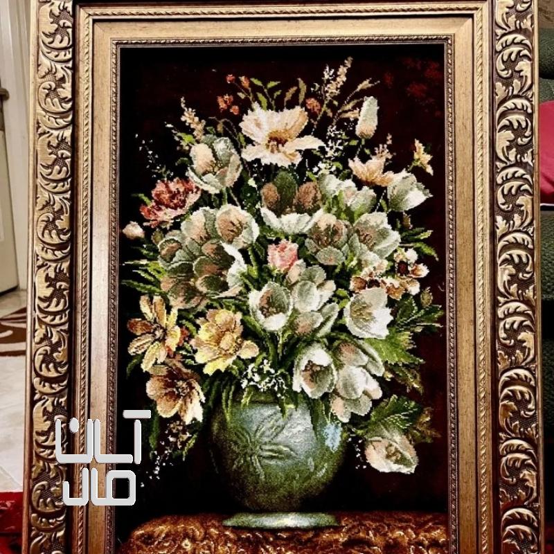 تابلو فرش دستبافت ابریشم