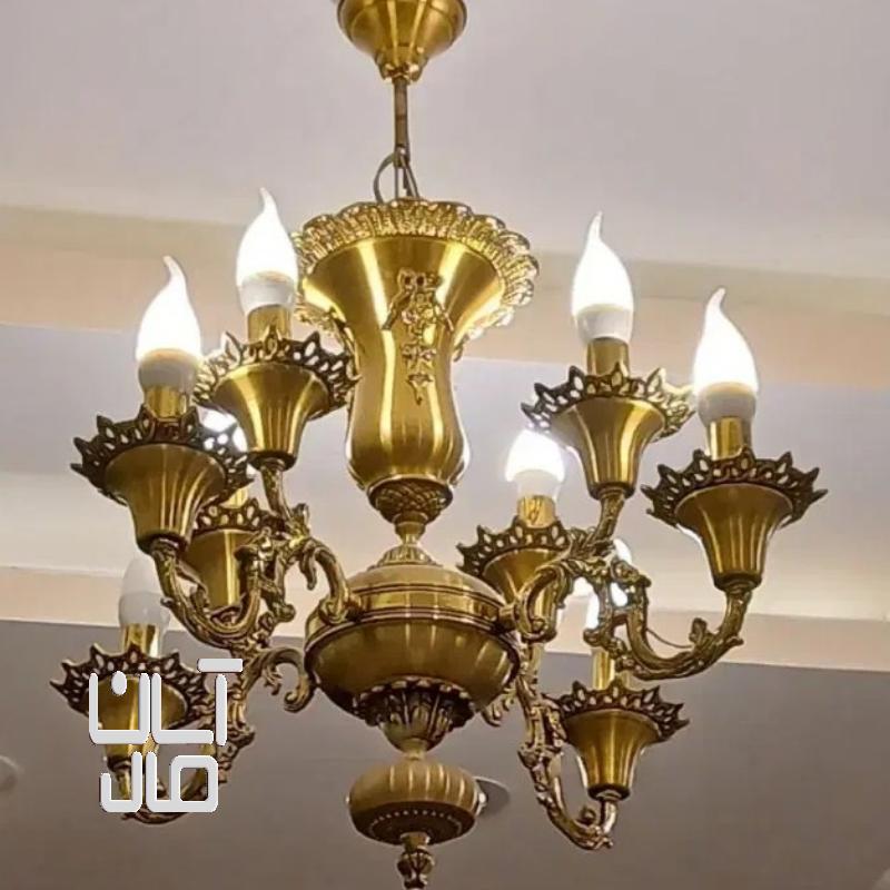 لوستر برنز ۵شاخه