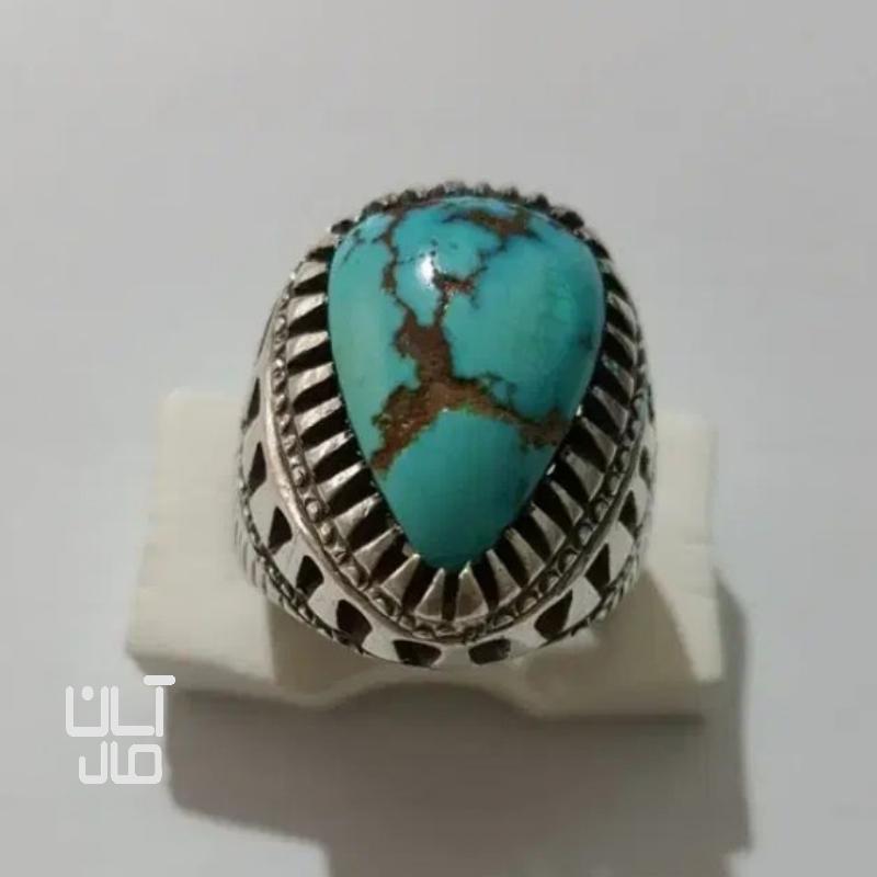 انگشتر نقره فیروزه نیشابور