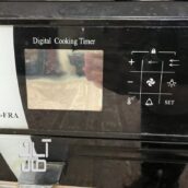 گاز لوفرا پنج شعله دیجیتال جوجه گردون فر