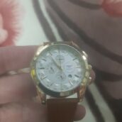 ساعت چرم مردانه نو تمیز