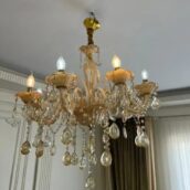 لوستر کریستالی شامپاینی