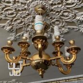 لوستر برنجی