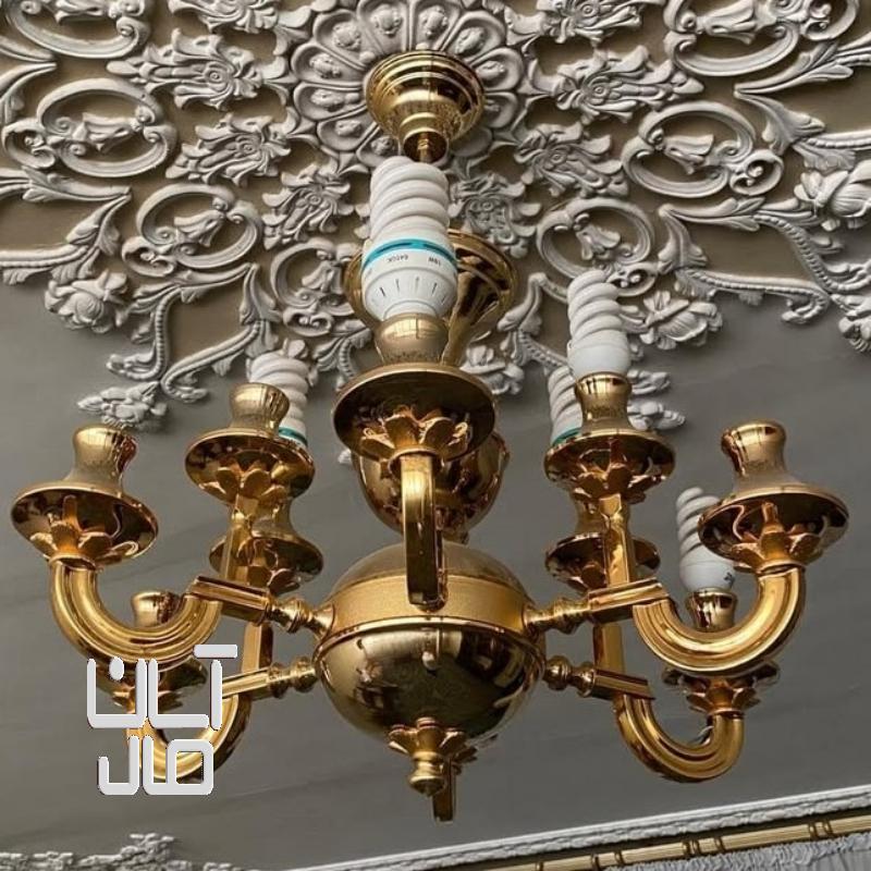 لوستر برنجی