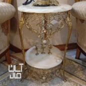 میز تلفن برنز