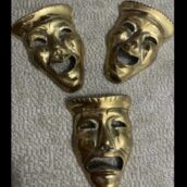 دیوار کوب برنزی