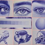 آموزش مجازی نقاشی با خودکار