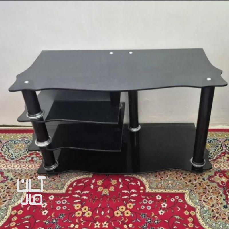 میز تلویزیون شیشه ای