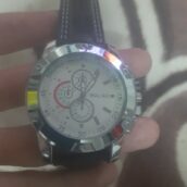 ساعت چرم مردانه نو تمیز