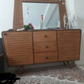 آینه کنسول چوبی