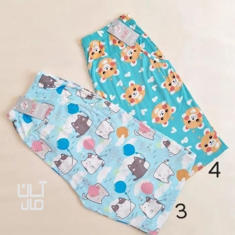 شلوار مخمل گیاهی زنانه فانتزی (مارال ساپورت)