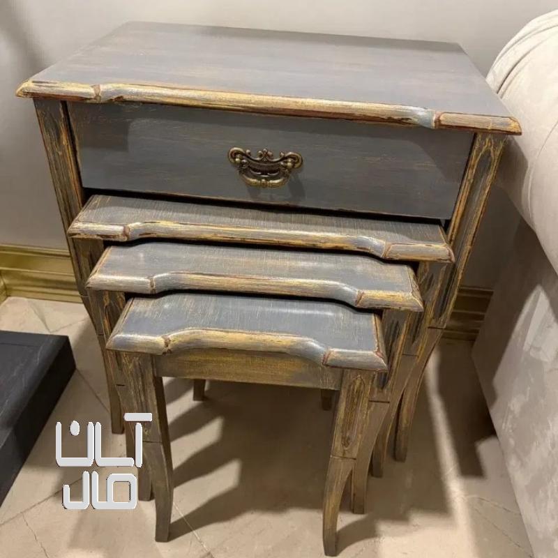 میز عسلی پتینه