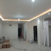 نقاشی ساختمان با دستگاه پیشرفته ایرلس و بتونه تخصصی کناف