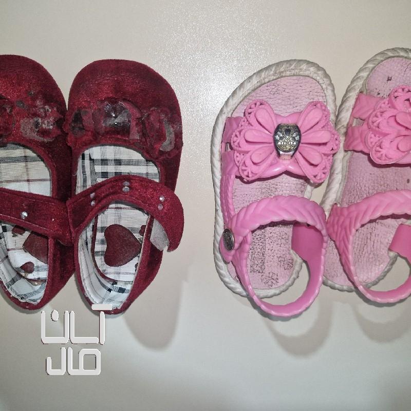 سلام دو عدد کفش نوزاد هر کدوم 530در حد نو