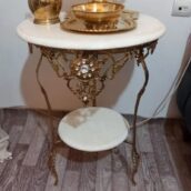 میز تلفن برنز