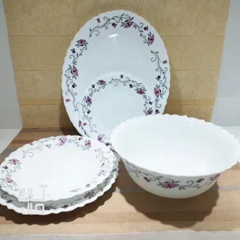 ظروف پارس اوپال گل بنفش