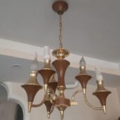 لوستر برنز ۶شعله