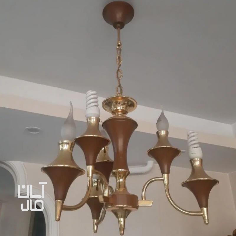 لوستر برنز ۶شعله