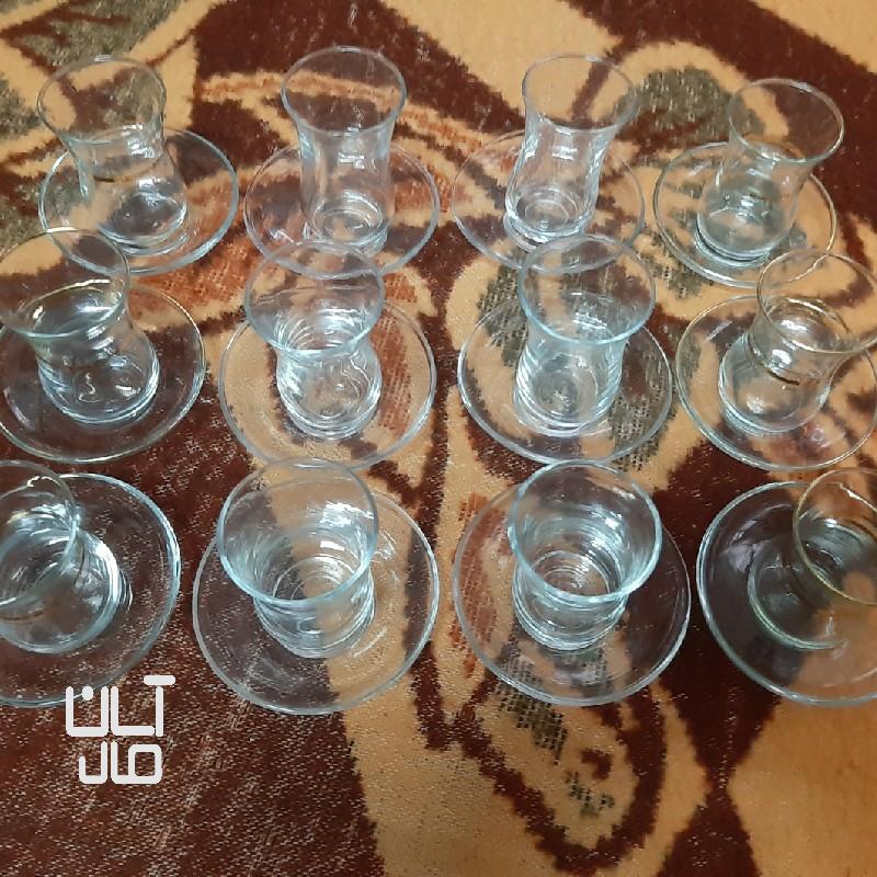 استکان طلایی نو تمیز